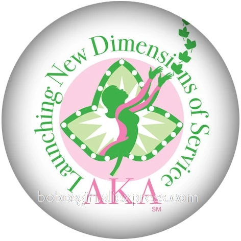 AKA Alpha Kappa женское сообщество Альфа стеклянная кнопка оснастки для DIY ювелирных изделий Круглые фото кабошоны DA1041 - Окраска металла: A4162