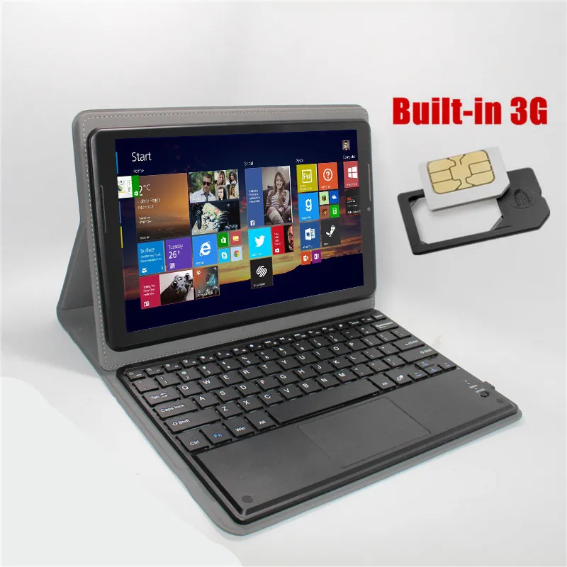 10 1 дюймов windows 8 планшетный ПК Bild в 3g ram Гб rom 16 Bluetooth клавиатура | Компьютеры и офис