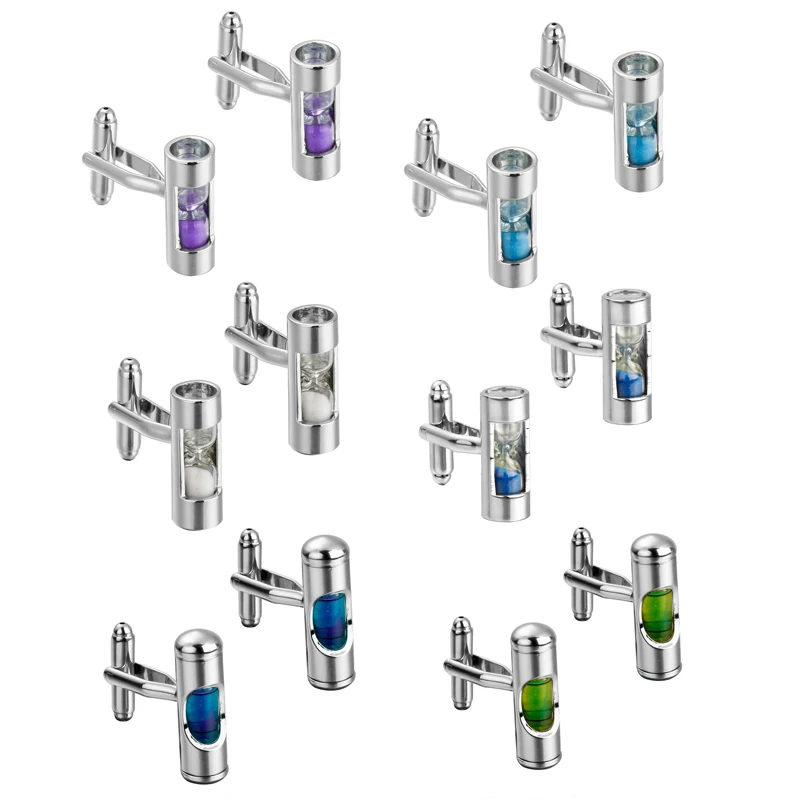 Бесплатная доставка высокое качество 2017 модные запонки песочные часы дизайн