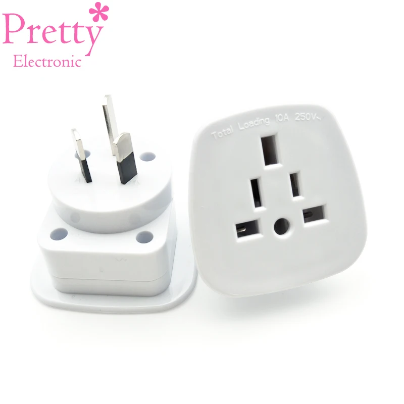 Новое поступление, 1 шт., штепсельная вилка переменного тока для Великобритании, США и Австралии, дорожное электрическое зарядное устройство, адаптер, конвертер для путешествий в Австралию, Новую Зеландию