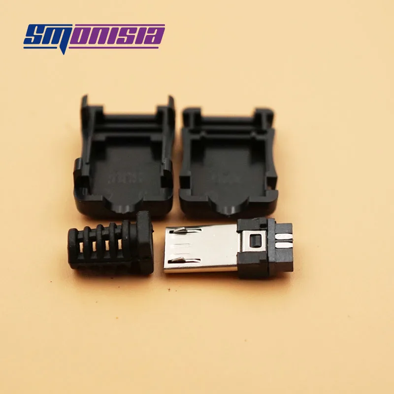 4 в 1 разъем Micro USB Тип B 5 контактов 1000 комплектов|8mm connector|jack plug connectorjack connector |