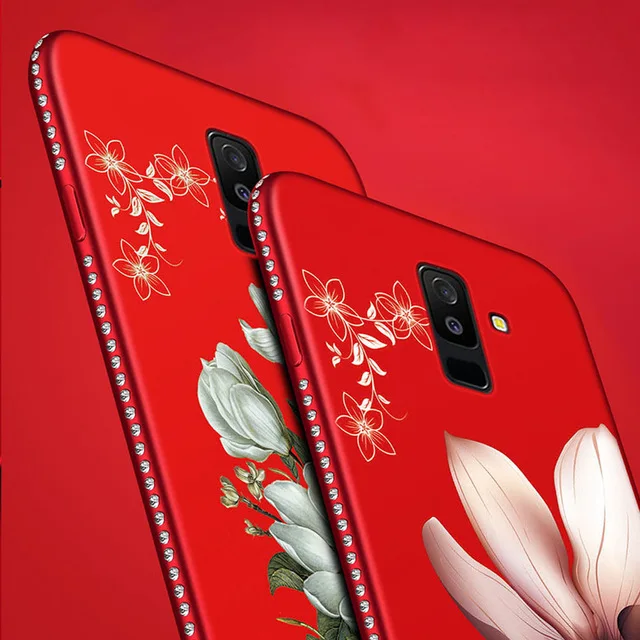 Luxury Soft Silicone TPU flower Diamond funda case conque for Huawei y7 2019 y7prime fundas on y6 prime2019 |