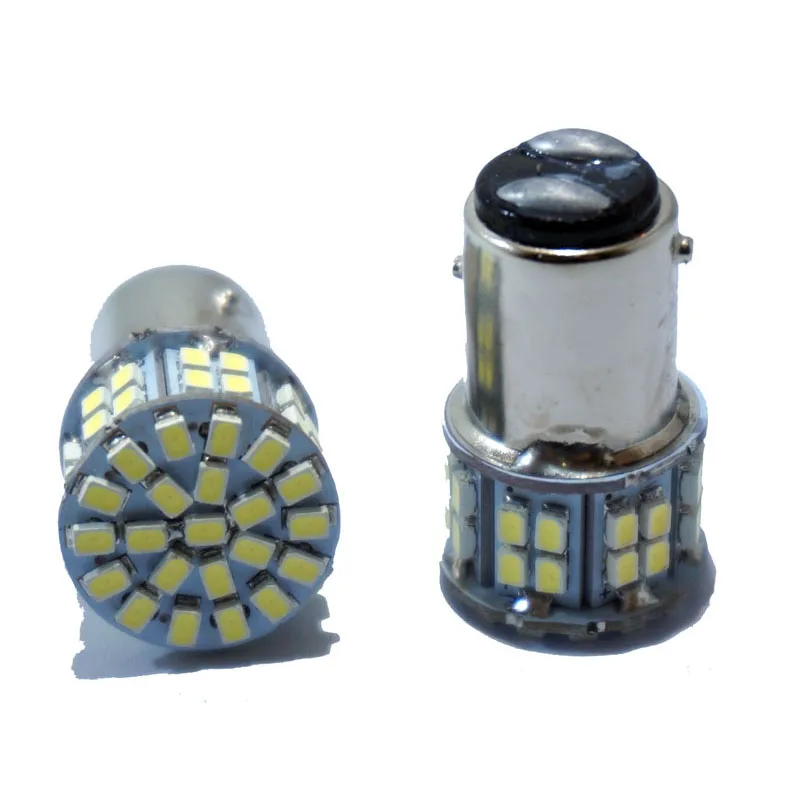 2X Автомобильные светодиодные лампы s25 p21W ba15s 1156 bay15d 1157 50 led smd 1206 50smd 1206SMD белого