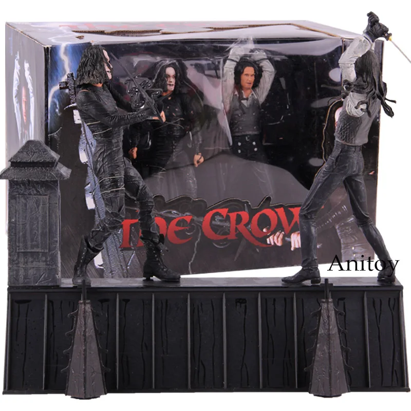 NECA The Crow фигурка Эрика дравена против. Топ доллар фильм ужасов куклы ПВХ коллекционные игрушки Фигурки Модель игрушки