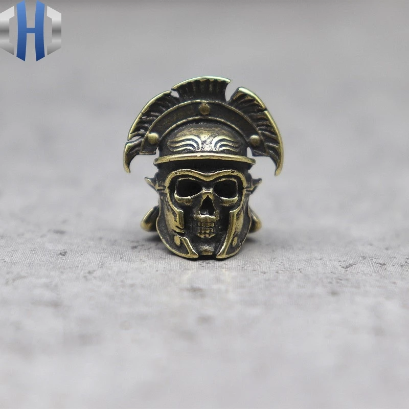 Нож бусины EDC инструмент парашютный трос Спартанский корпус Череп шлем бусы на