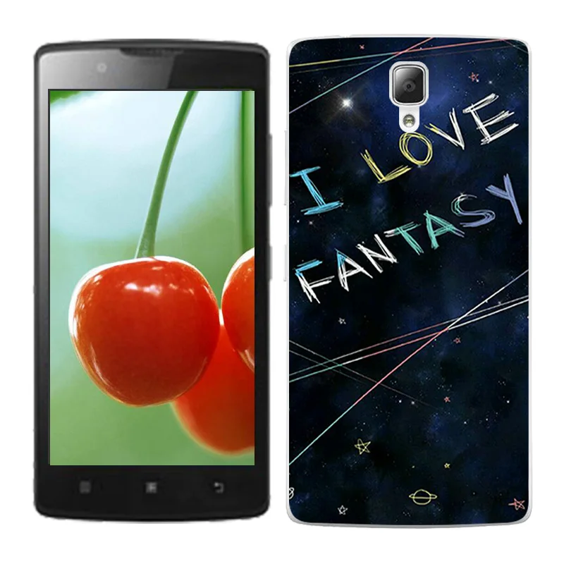 Силиконовый чехол для Lenovo A2010 Модный с рисунком мягкий ТПУ накладка A 2010 a2010
