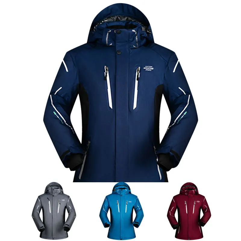 

Brands Ski Jacket Men Winter New Waterproof Breathable Warm Outdoor Snow Coats -30 Degrees Skiing and Snowboarding Jacket Men