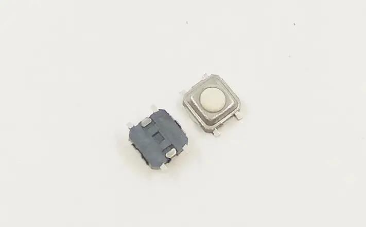 50 шт./лот SMD 4 фута кнопка 3*3*1 5 мм микропереключатель миниатюрная микро двойная