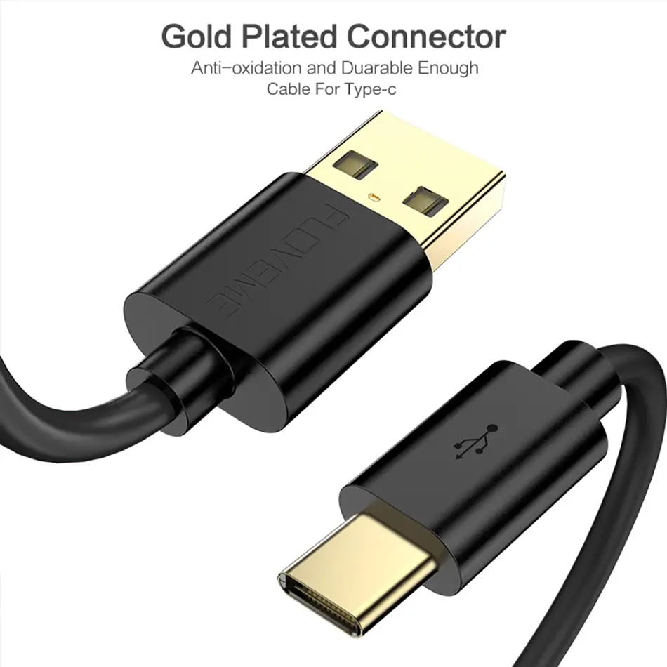 FLOVEME Универсальный usb type-C кабель для samsung S8 S9 S10 3,1 Быстрая зарядка 3 м кабель для передачи данных для Xiaomi Mi9 Redmi Note 7