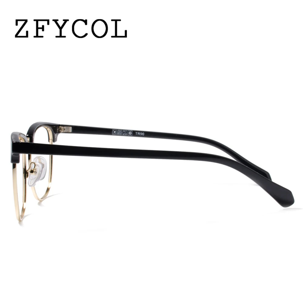 ZFYCOL женские золотые оправы для очков классические очки чтения дизайн