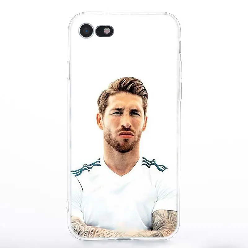 Прозрачный силиконовый чехол Sergio Ramos SR4 модный для iPhone 11 11Pro XS MAX XR X 8 7 6S 6 Plus 5S чехол для телефона - Цвет: Style 13