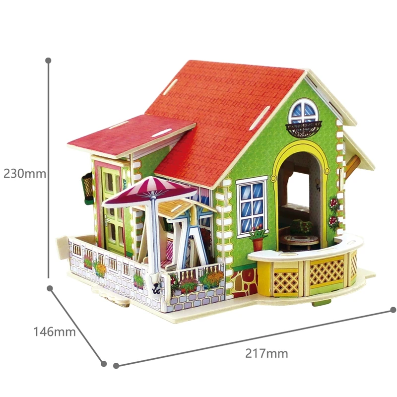 Robud кукла для спальни мебель дома внутри деревянная Сборка Кукольный домик
