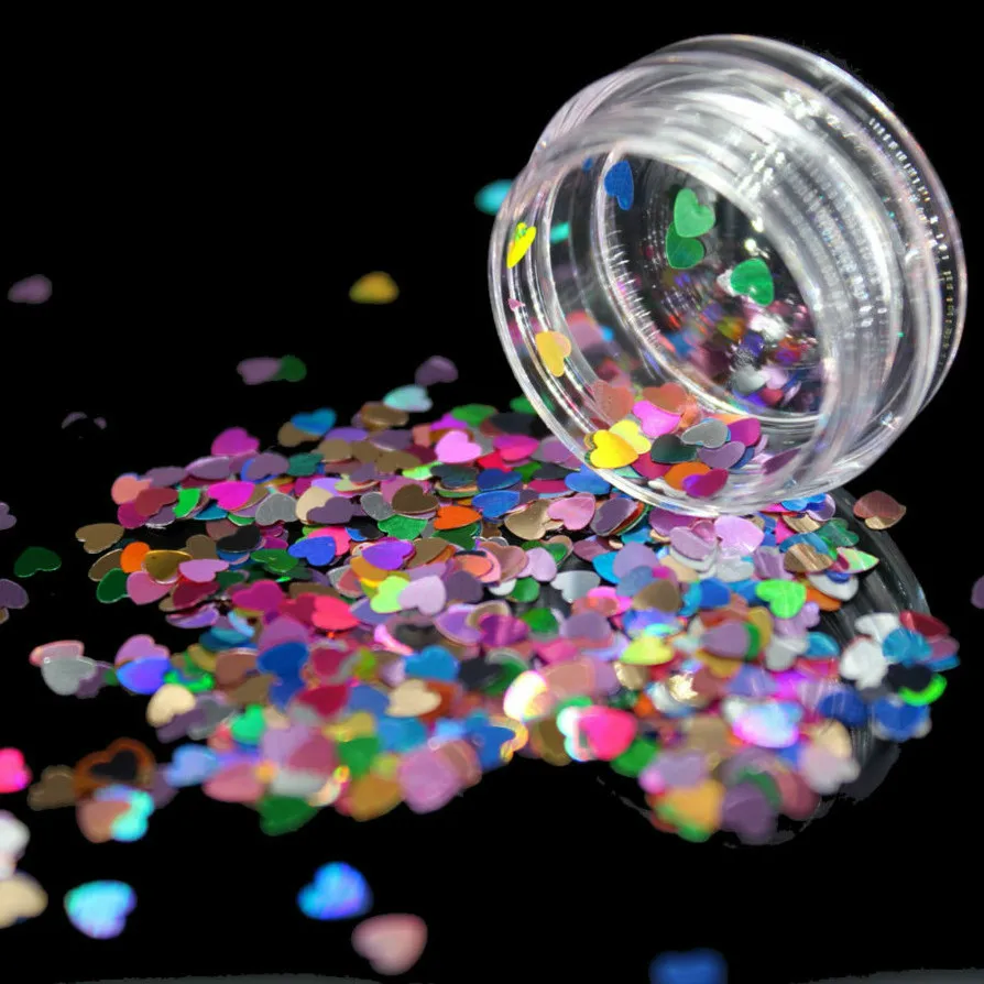 1 коробка цветов акрилового порошка с украшением в виде кристаллов полимер