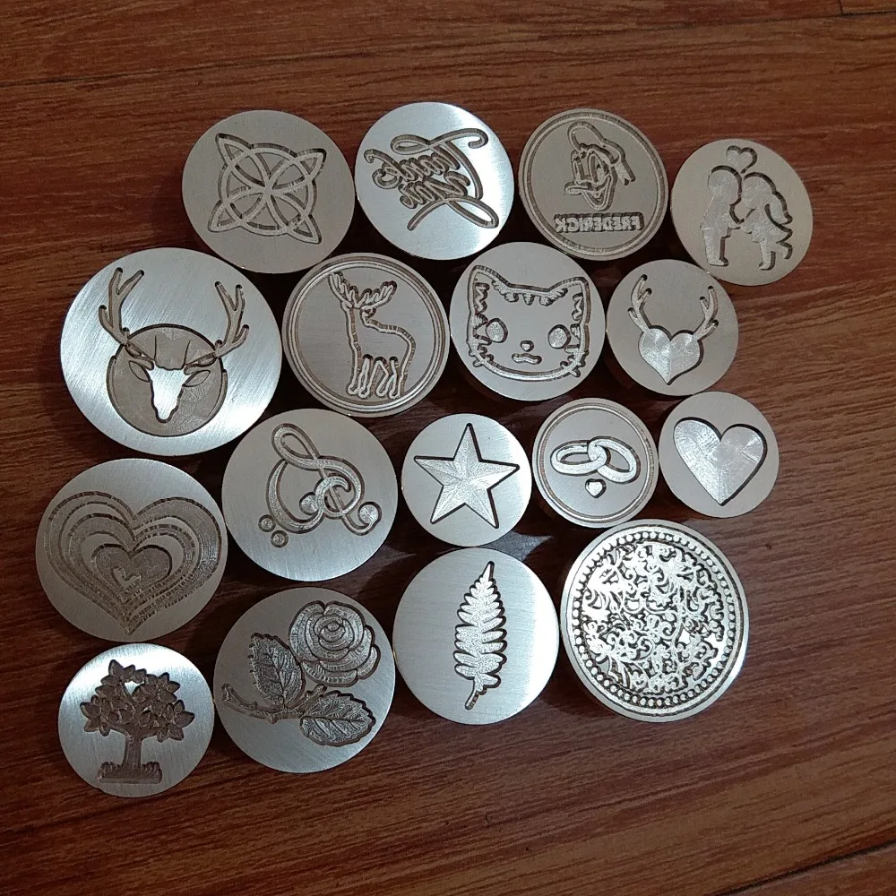 Спасибо любовь олень кот звезда дерево цветок розы восковая печать штамп без