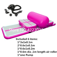 free shipping a set of inflatable gym air track equipment setair rampairtrackpump inflatable tumbling mat airtrack training
