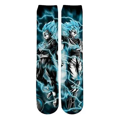 Черный Modis аниме Dragon Ball Z Son Goku/Son Gohan/Vegeta хлопковые носки цветные колготки теплые колготки модные Мультяшные подарки-1 - Цвет: Черный