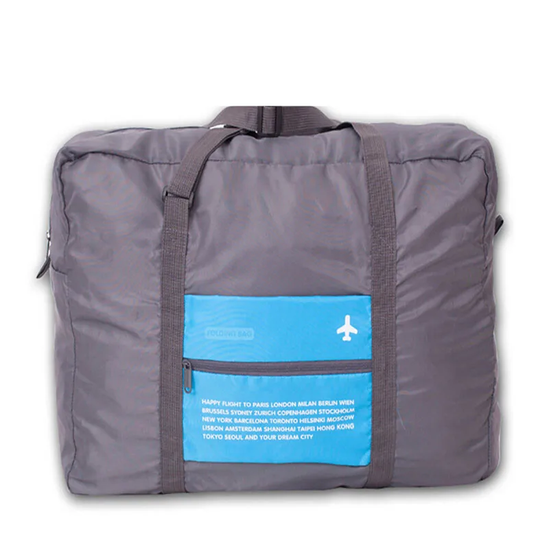Нейлоновые водонепроницаемые складные дорожные сумки для хранения женщин и