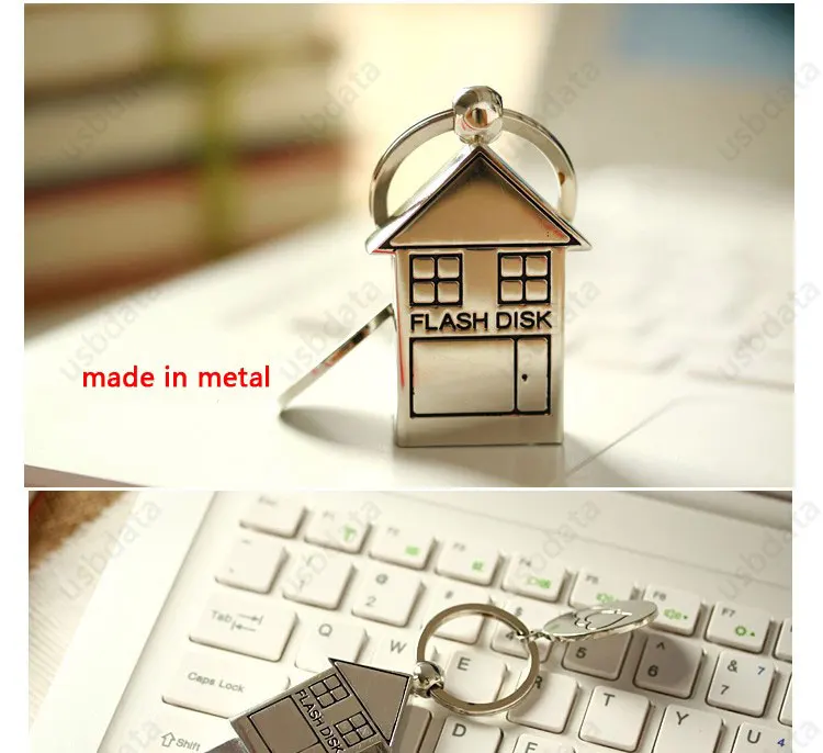 USB 3,0 милый металлический USB флеш-накопитель в форме домика 16 Гб Usb карта памяти Usb флешка 16 Гб Флешка 32 Гб ручка-драйвер 16 Гб подарок