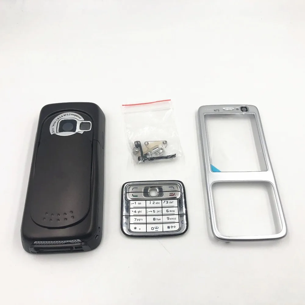Передняя средняя рамка задняя крышка батарейный отсек для Nokia N73 полный корпус