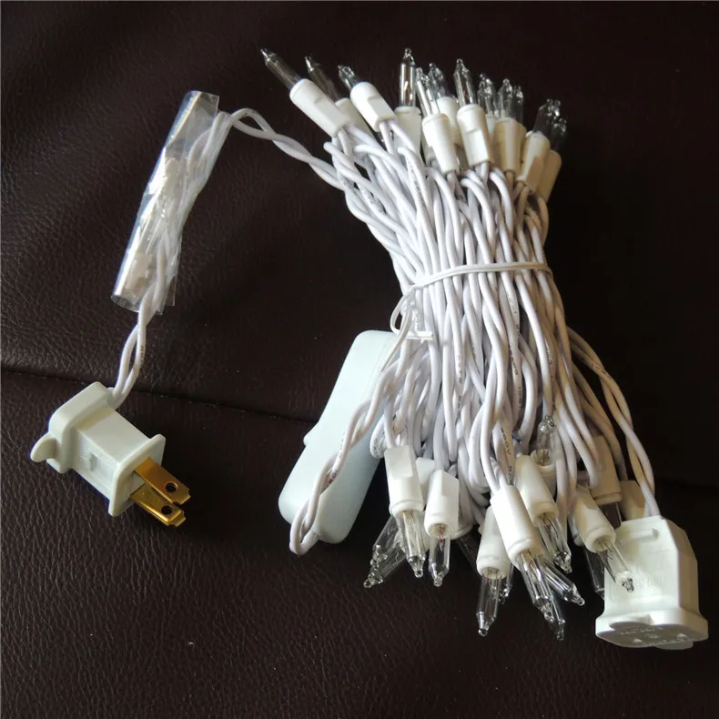 20 ватные шарики строка огни Фея лампы Luminaria Рождество Свадебные украшения