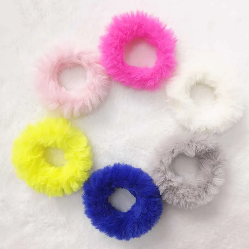 Новая мода Имитация волос Резиновая лента веревка для искусственный мех