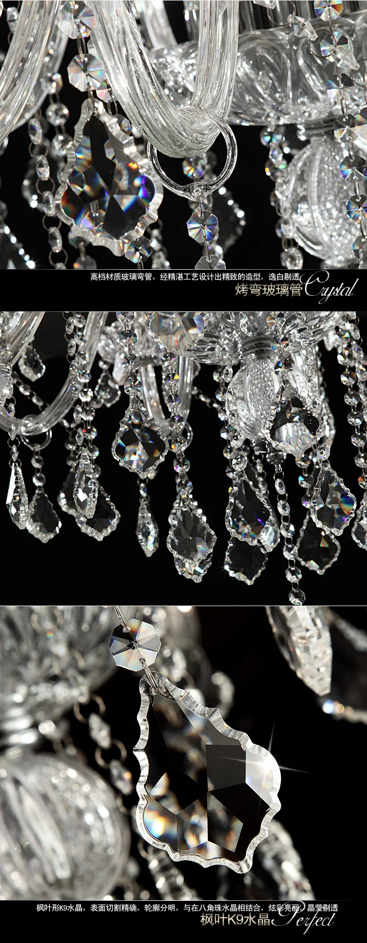 Vitrust K9 кристалл Chandliers освещение Домашний Светильник Cristal светодиодный современный подвесной светильник для гостиной кровать комната большой