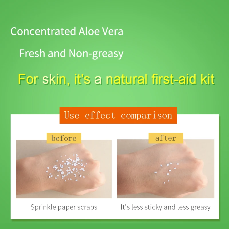 

LAIKOU Wrinkle Removal Pure Natural Aloe Vera Gel Repair Cream Moisturizing Anti Acne Anti-sensitive Oil-Control Sunscreen Cream