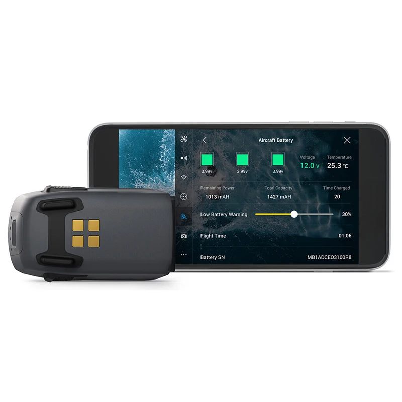 Батарея DJI Spark до 16 минут время полета 12 интеллектуальных функций защиты совместима с dji spark и dji dspark combo