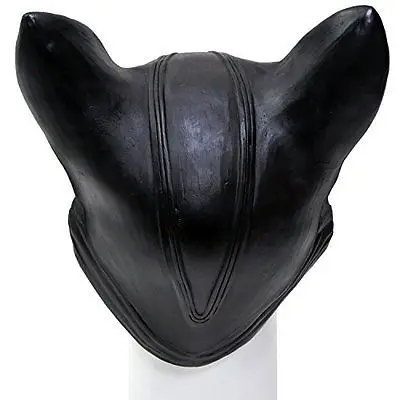 Сексуальная Женщина-кошка костюмная Маска Косплей латексный шлем Необычные взрослые хэллоуин головные уборы черный половина косплей с маской для лица маски вечерние реквизит
