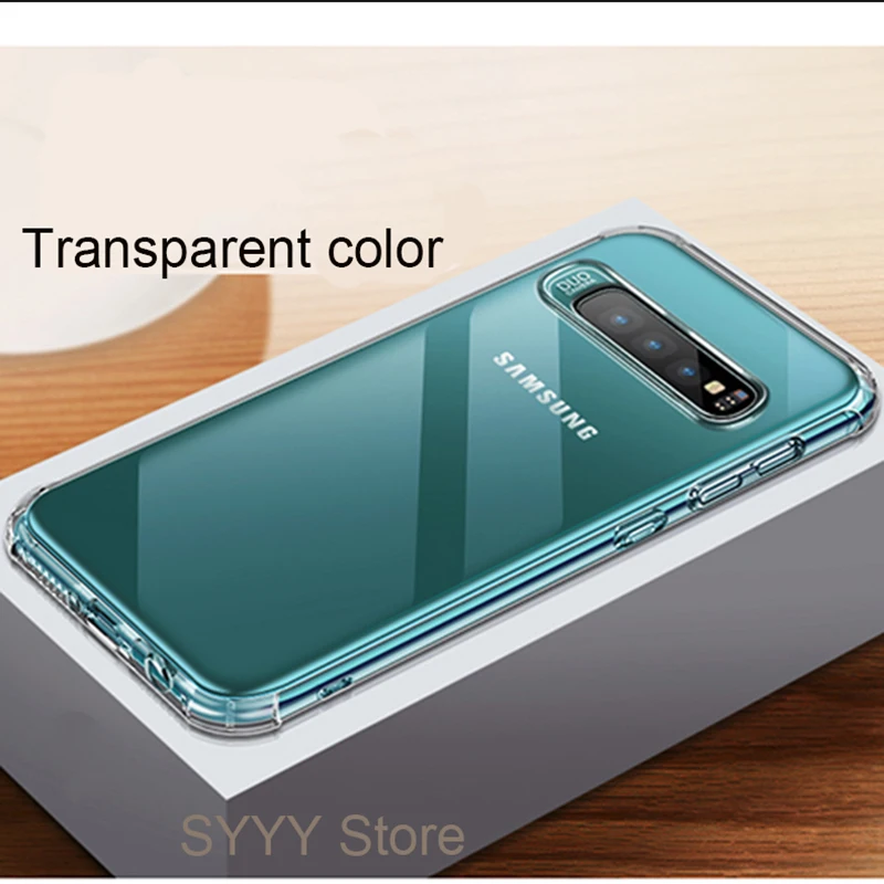 Прозрачный чехол для телефона Samsung Galaxy A40 A30 A50 S10 S9 S8 Plus Note 9 8 S6 S7 Edge J4 A7 A5 2018 HD мягкий