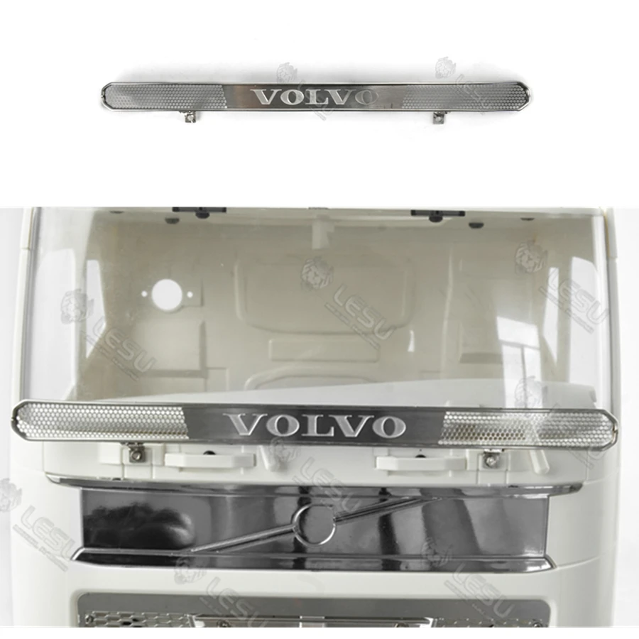 RC грузовик аксессуары металлическая передняя декоративная защитная сетка подходит для Tamiya 1/14 RC трактор прицеп VOLVO FH12 FH16 56360 игрушечный автомобиль