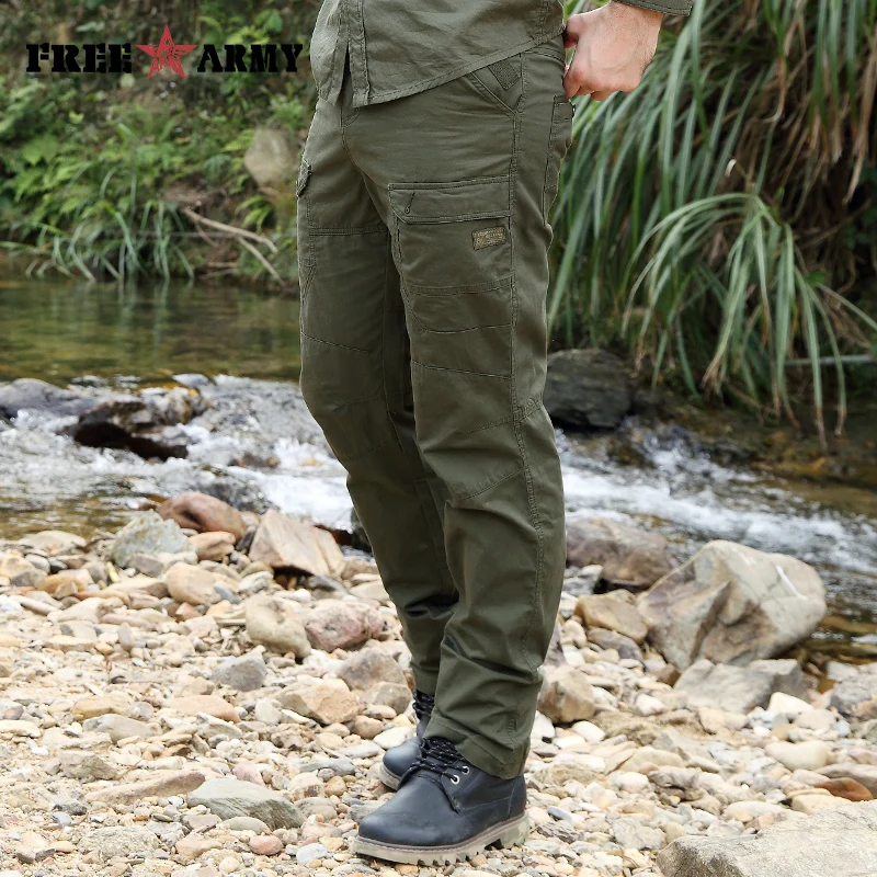 Брюки карго мужские тактические повседневные брюки в стиле милитари много