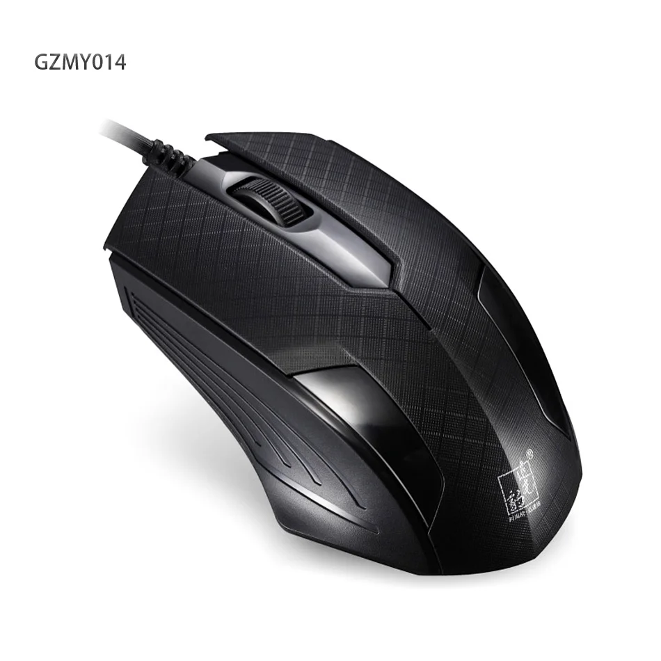 Проводная оптическая Мышь 1600 Точек на дюйм 3 Кнопка Черный Gamer мыши USB кабель для