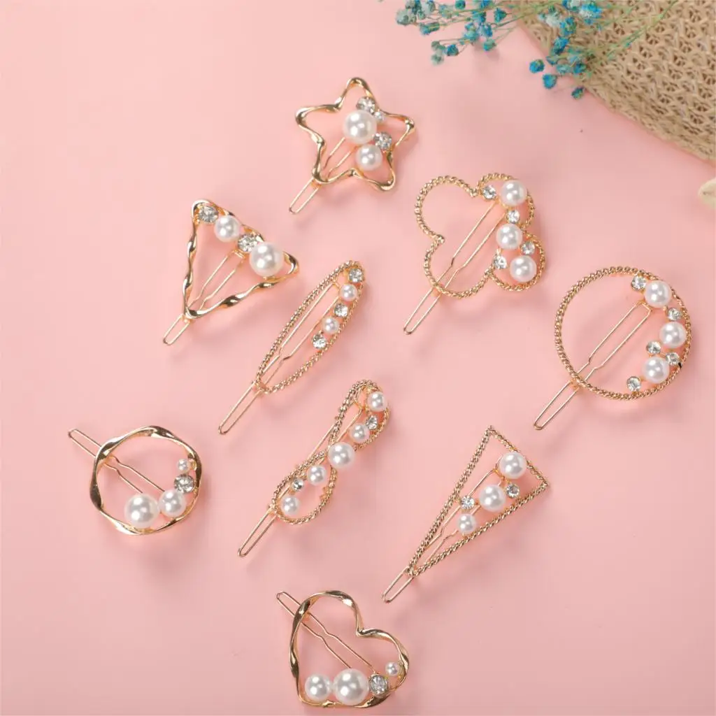 Новый дизайн для женщин и девочек элегантный жемчуг кристалл сердце звезда