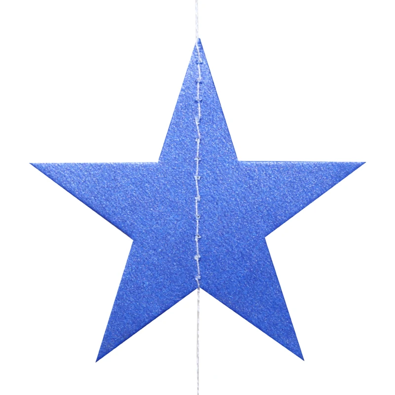 Американский День Независимости гирлянда 4 м баннер бумага звезда