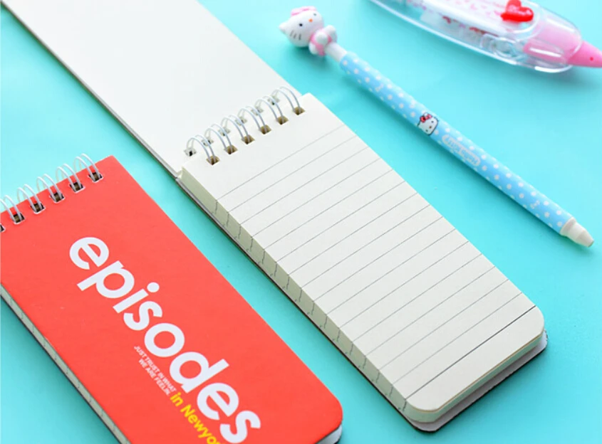 

New Mini Coil Notepad Spiral Notebook , Life Daily memo pads as Korean School Stationary Office Supplies
