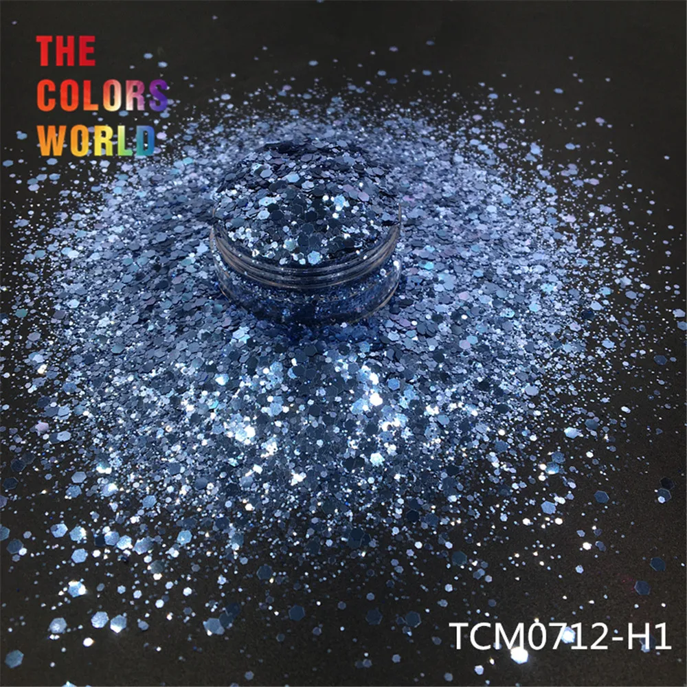 TCT-193 Шестигранная форма, массивный микс, металлический цвет, блеск для ногтей, для дизайна ногтей, сделай сам, украшение, боди-арт, макияж, FacePainting, ручная работа, сделай сам