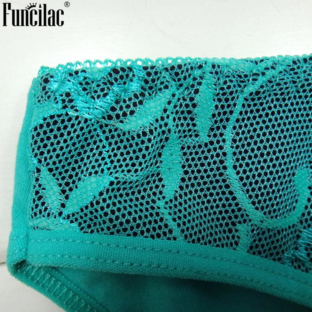 FUNCILAC женское сексуальное нижнее белье хлопковые кружевные трусики с низкой