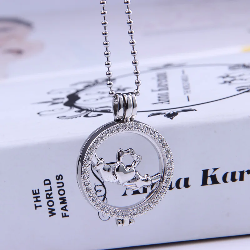 Ручной набор монет с сердцем 35 мм подвеской в виде неба ожерелье 33 мои монеты 80 см