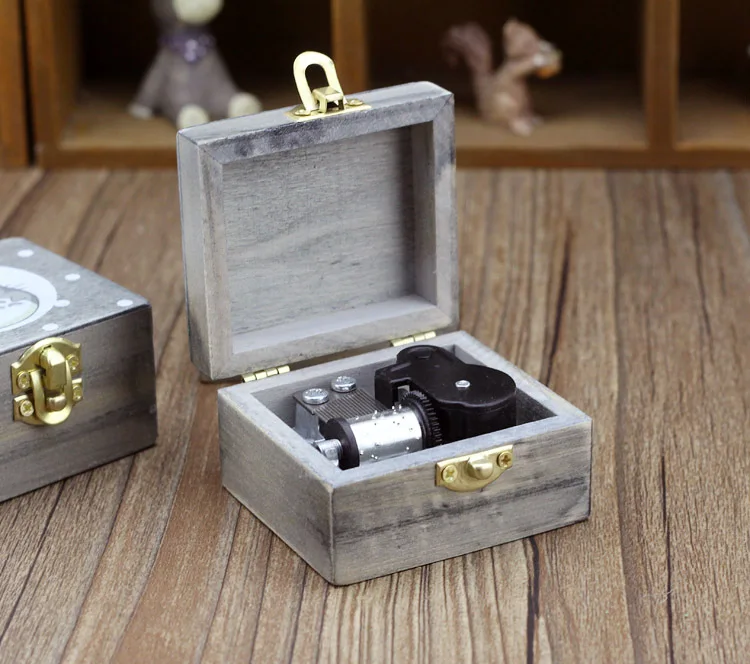 Деревянная музыкальная шкатулка Hayao Miyazaki Totoro|box shoe|music jewellerymusic box birds |