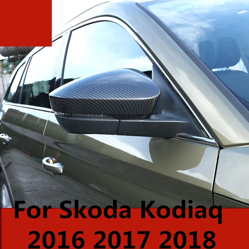 Накладки на зеркало заднего вида автомобиля 2 шт. для SKODA KODIAQ 2017 2018 | Автомобили и