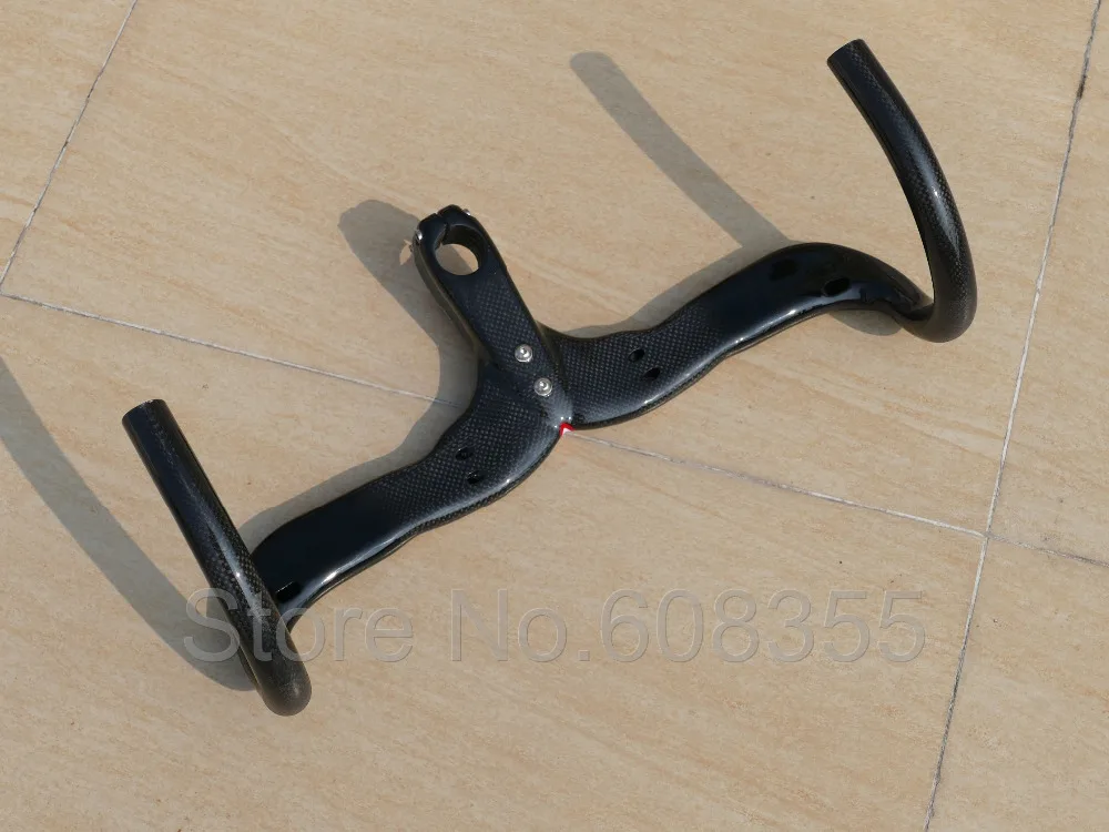 Интегрированный внутренний кабель руля для дорожного велосипеда красного и