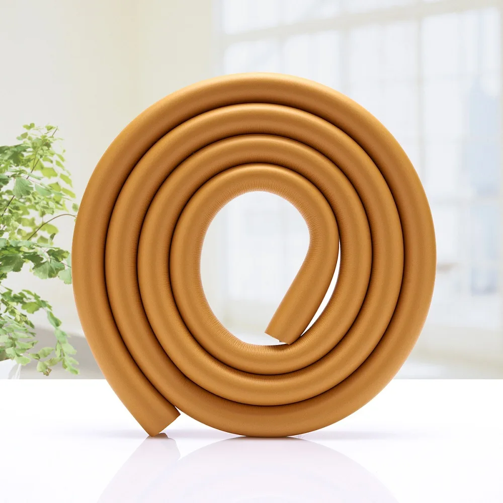 Wood Color 2 м u-образная защита для детей, детская настольная мебель, защитный уголок, защита для детей, широкая подушка, краш-бар - Цвет: Wood Color