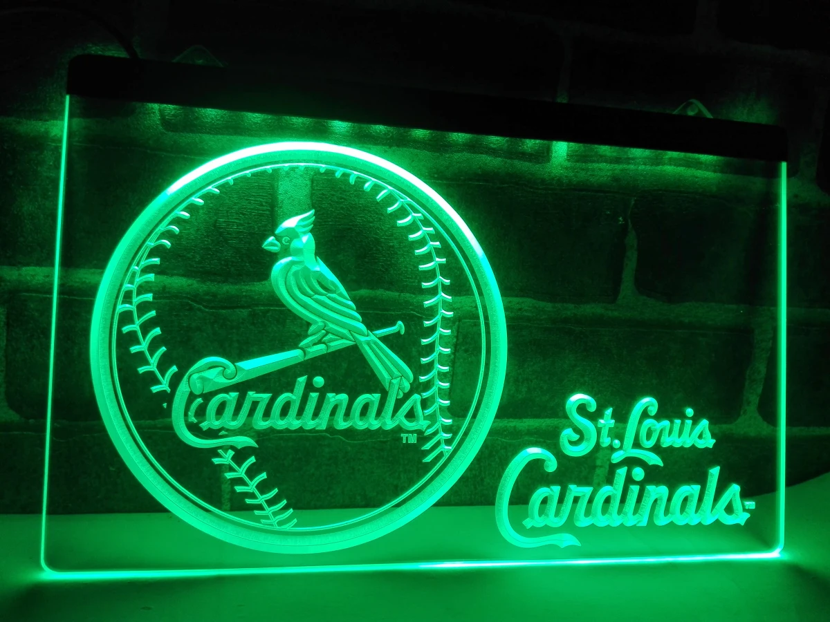 LA265- StLouis Cardinals бейсбольная светодиодсветодиодный неосветильник световая вывеска