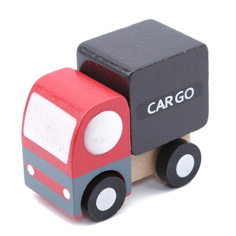 Colorful Wooden Baby Car Engineering Model Twelve Sets Of School Bus Cognitive Educational Toys | Игрушки и хобби