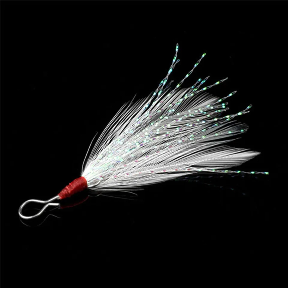 10 штук/лот карповые аксессуары подвески перьевой приманки кровотечения оборудование коробки с принадлежностями.