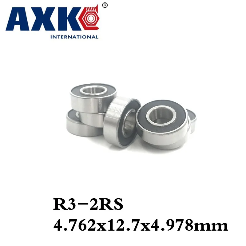 

100pcs R3-2rs Rubber Sealed Deep Groove Ball Bearing 3/16 X 1/2 X 0.196 Inch Miniature Bearings R3 2rs 4.762x12.7x4.978 Mm