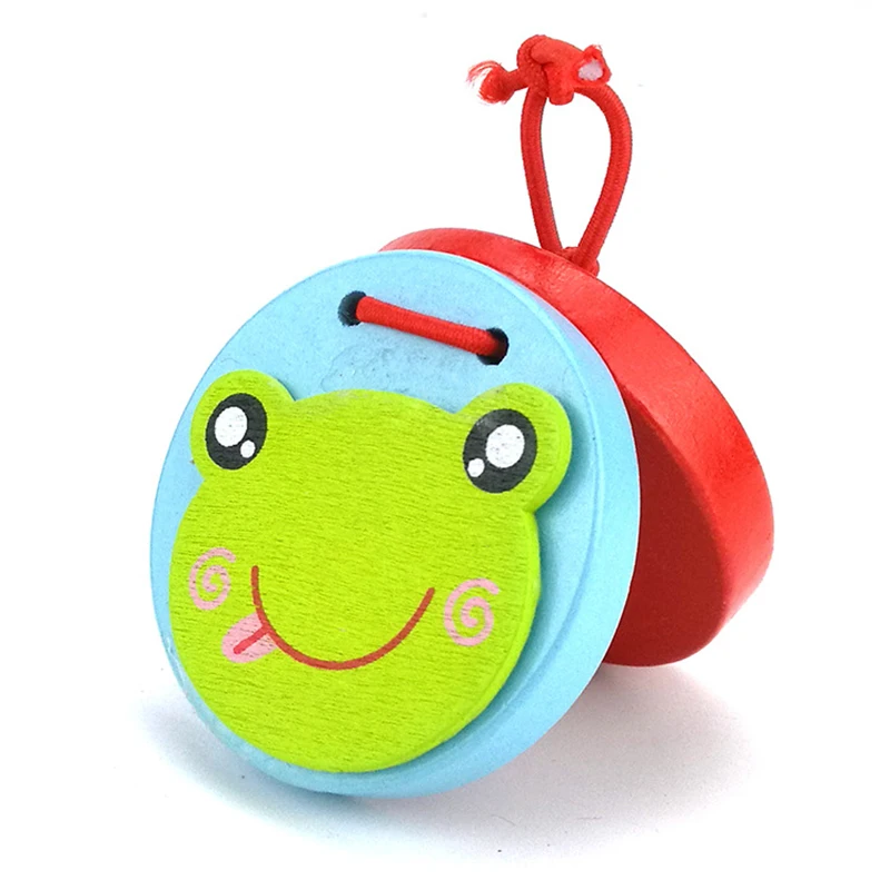 Wooden Cartoon Animal Ring Board Wood Color Music Perception Instrument Children Educational Toys Games Gift For Kids |
