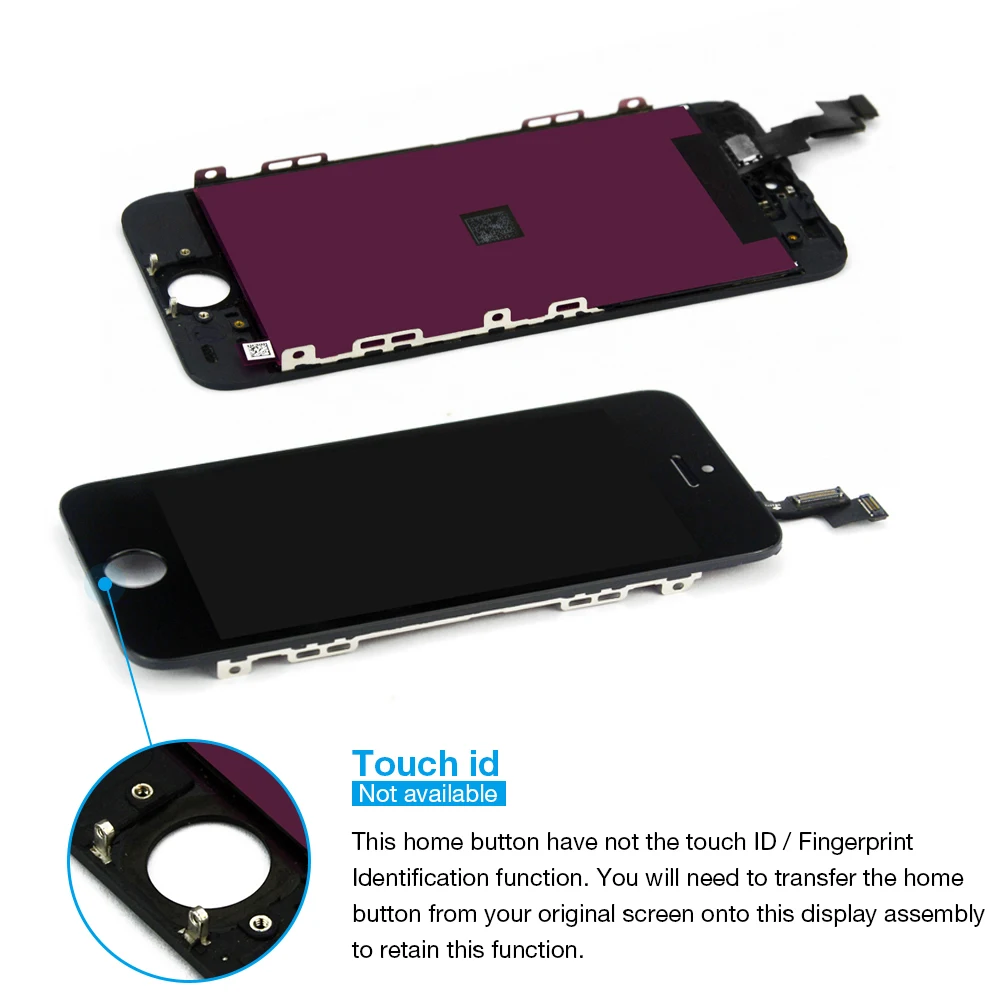 Для iPhone 5s ЖК дисплей сенсорный экран дигитайзер для сборки A1453 A1457 A1518 A1528 A1530 A1533