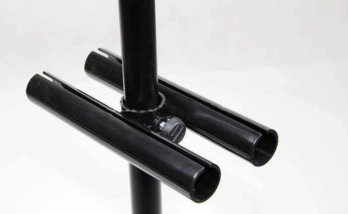 

Adjustable Poster Sign Holder Floor Stand with Black Acrylic Frames Metal Poster Display Stand MDS012
